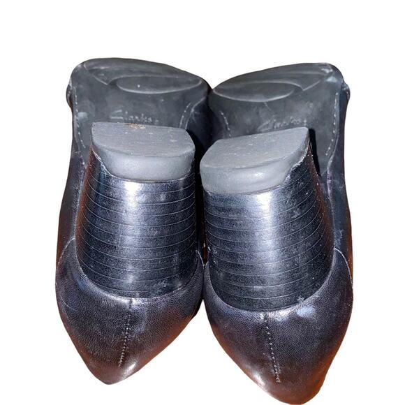 Clarks Everyday Active Air Mary Jane Chunky Heel Rubber sole pumps shoes size 7 - Picture 7 of 11